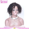 Factory Direct Sale Raw Unprocessed Virgin Indian Lace Front Wig Afro Kinky Human Hair Wig